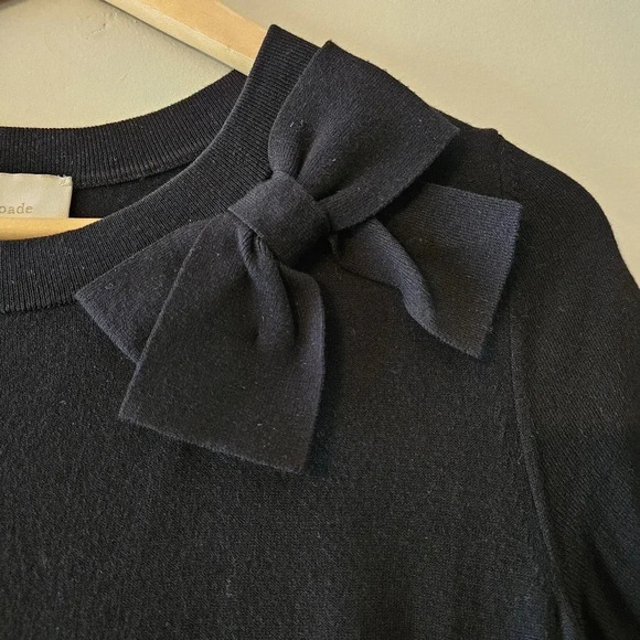 Kate Spade New York Hollyhock Pleated Floral Casual Skirt Dress in Black Size S. - Picture 10 of 16